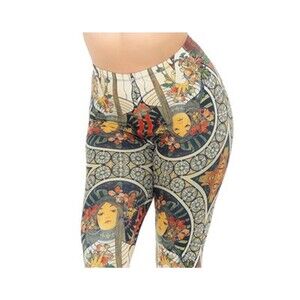 Plus Size Women Plus Size Creamy Soft Gaia Mucha Leggings